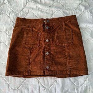 Corduroy mini skirt, Juniors size 16, Peyton & Parker